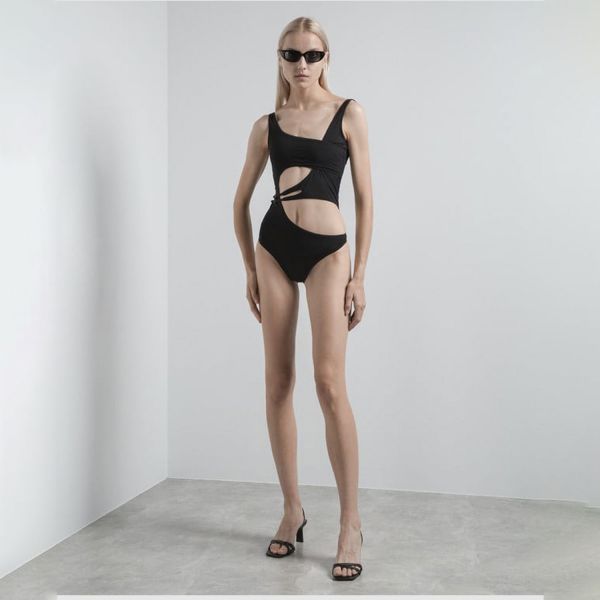 Купальник Off White Meteor Swimsuit Black No Color.