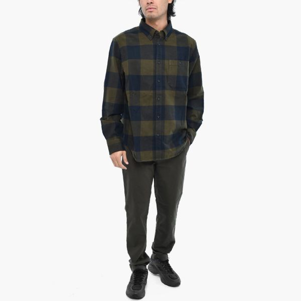 Овершорт Woolrich Trout Run Buffalo Shirt Dark Green