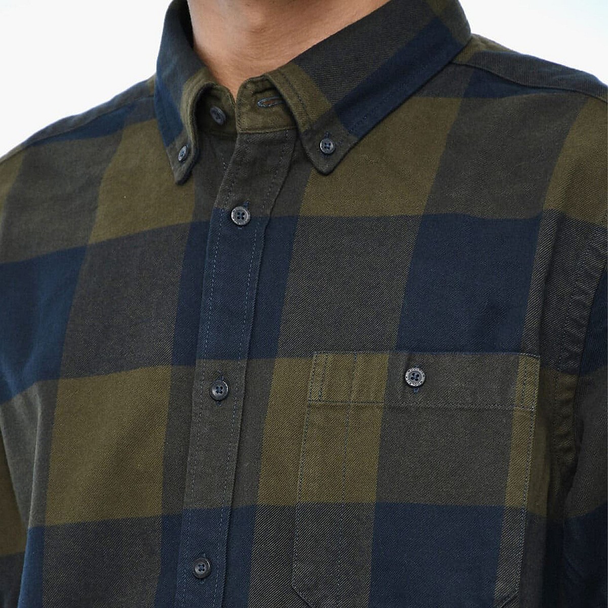 Овершорт Woolrich Trout Run Buffalo Shirt Dark Green