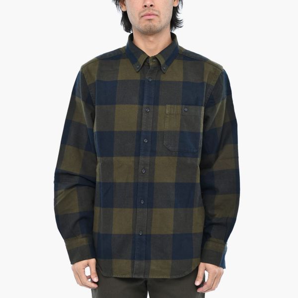 Овершорт Woolrich Trout Run Buffalo Shirt Dark Green