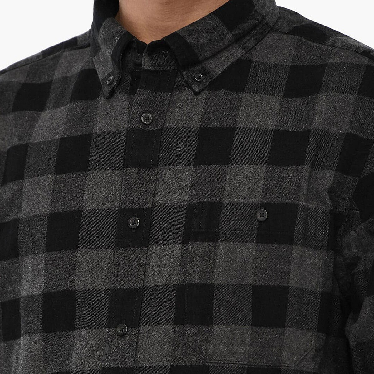 Овершорт Woolrich Trout Run Buffalo Shirt Charcoal
