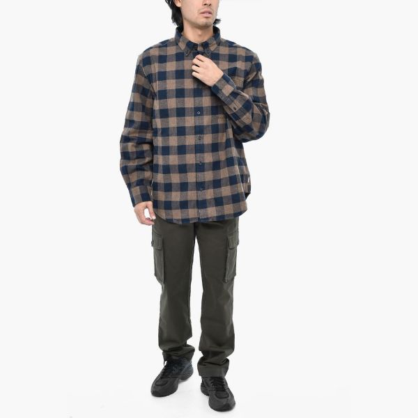 Овершорт Woolrich Trout Run Buffalo Shirt Brown Buffalo