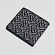 Портмоне Burberry Monogram Print Leather Bifold Wallet In Black