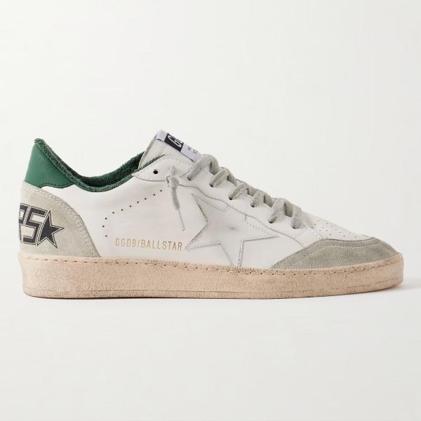 Кеди Golden Goose Ball Star White/Ice/Green