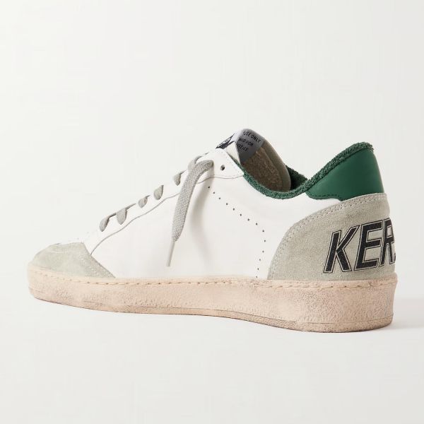 Кеди Golden Goose Ball Star White/Ice/Green.