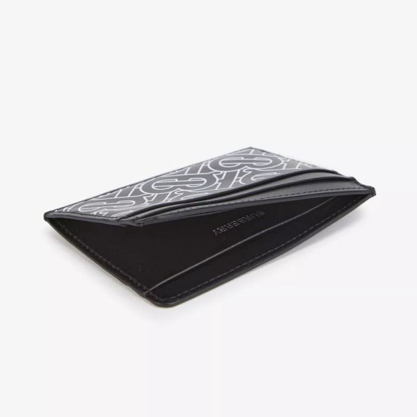 Картхолдер Burberry TB-monogram-print leather card holder