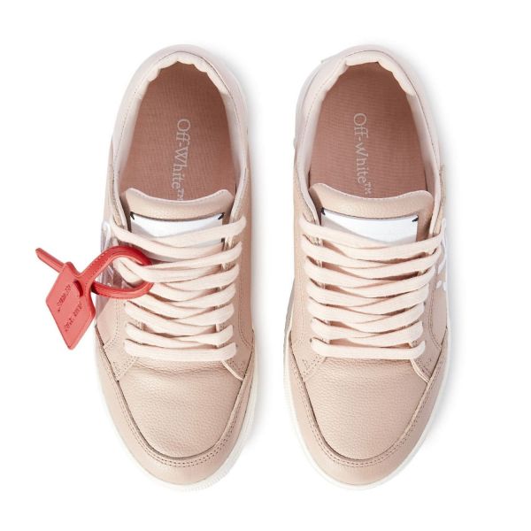 Кеди Off White New Low Vulcanized Calf Le Light Pink White.