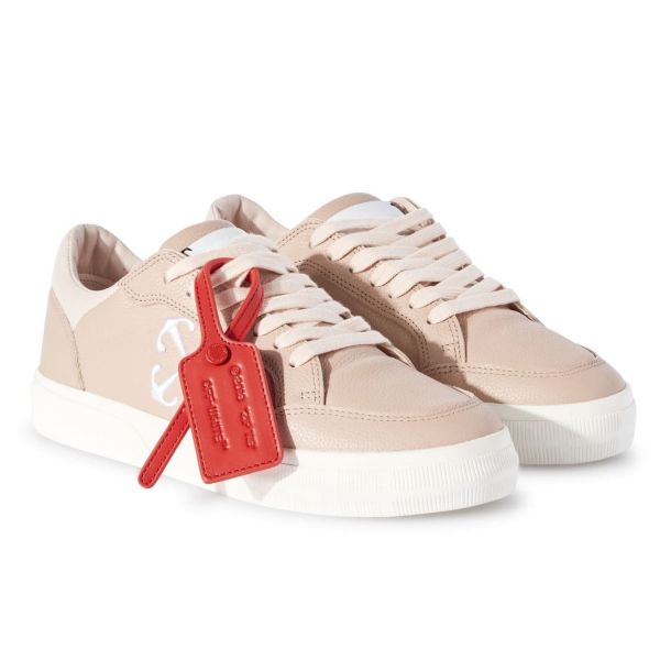 Кеди Off White New Low Vulcanized Calf Le Light Pink White.