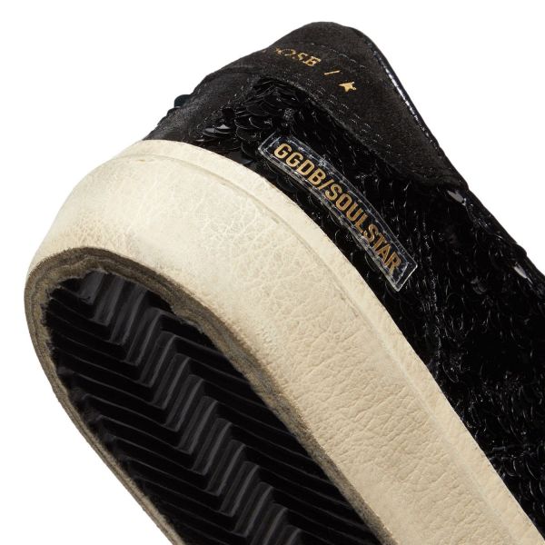 Кеди Golden Goose Soul Star Black GFW00464.