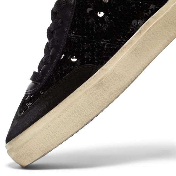 Кеди Golden Goose Soul Star Black GFW00464.