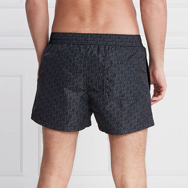 Плавальні шорти Off White Off Stamp AO Swimshorts Black No Color.