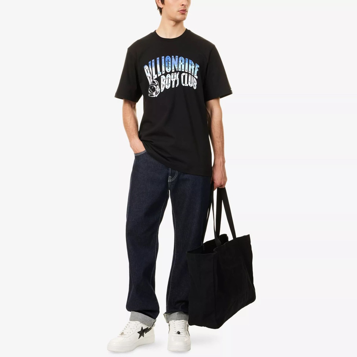 Футболка Billionaire Boys Club B25255 Great Wave Fill Arch Black
