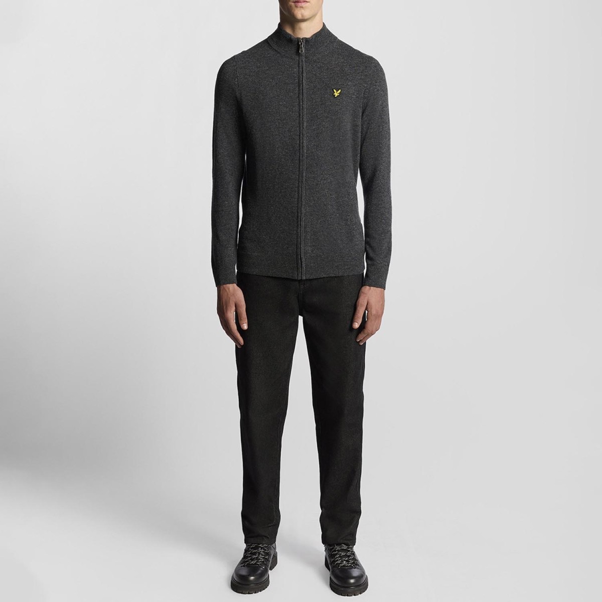 Кардиган Lyle&Scott KN2102VC Charcoal Marl