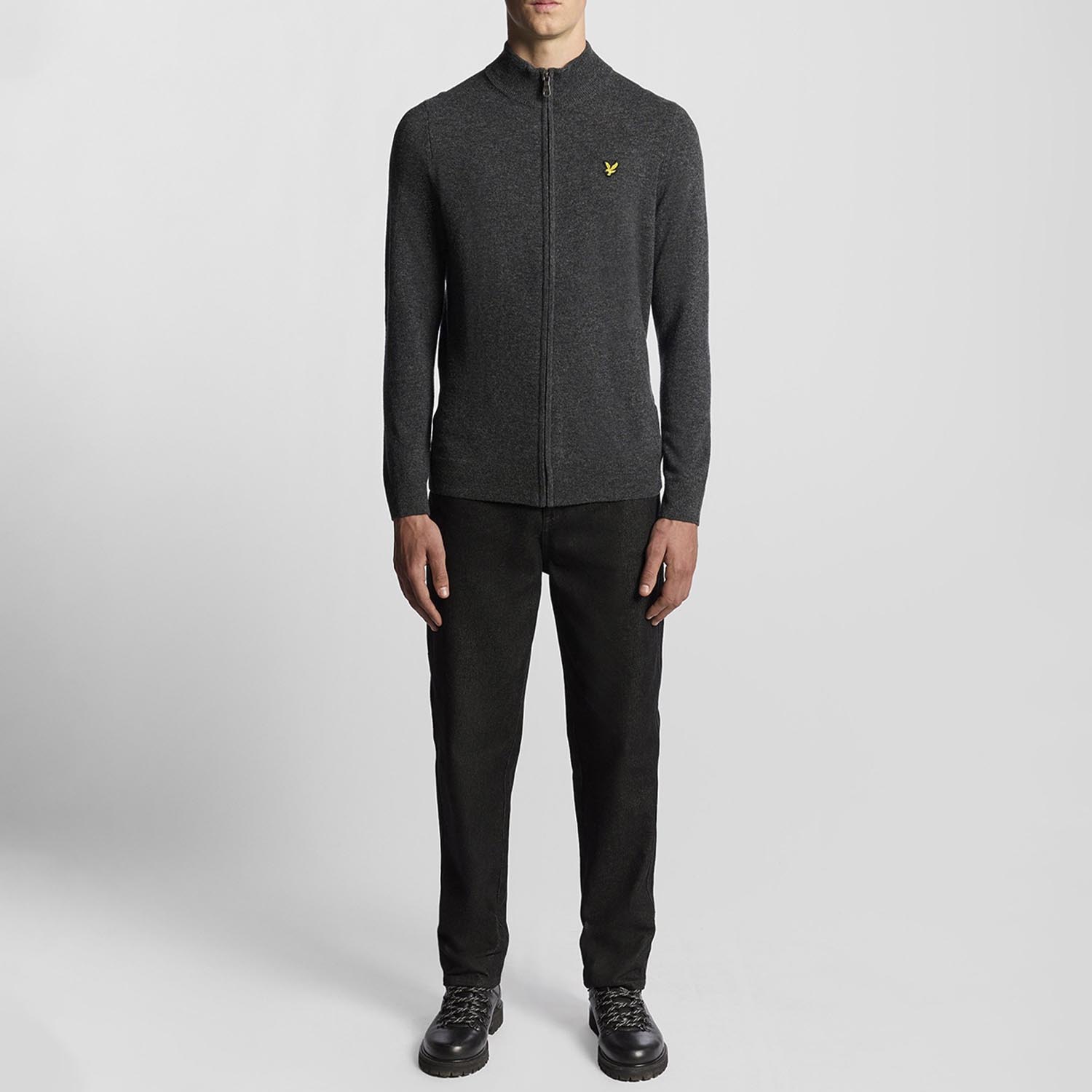 Кардиган Lyle&Scott KN2102VC Charcoal Marl