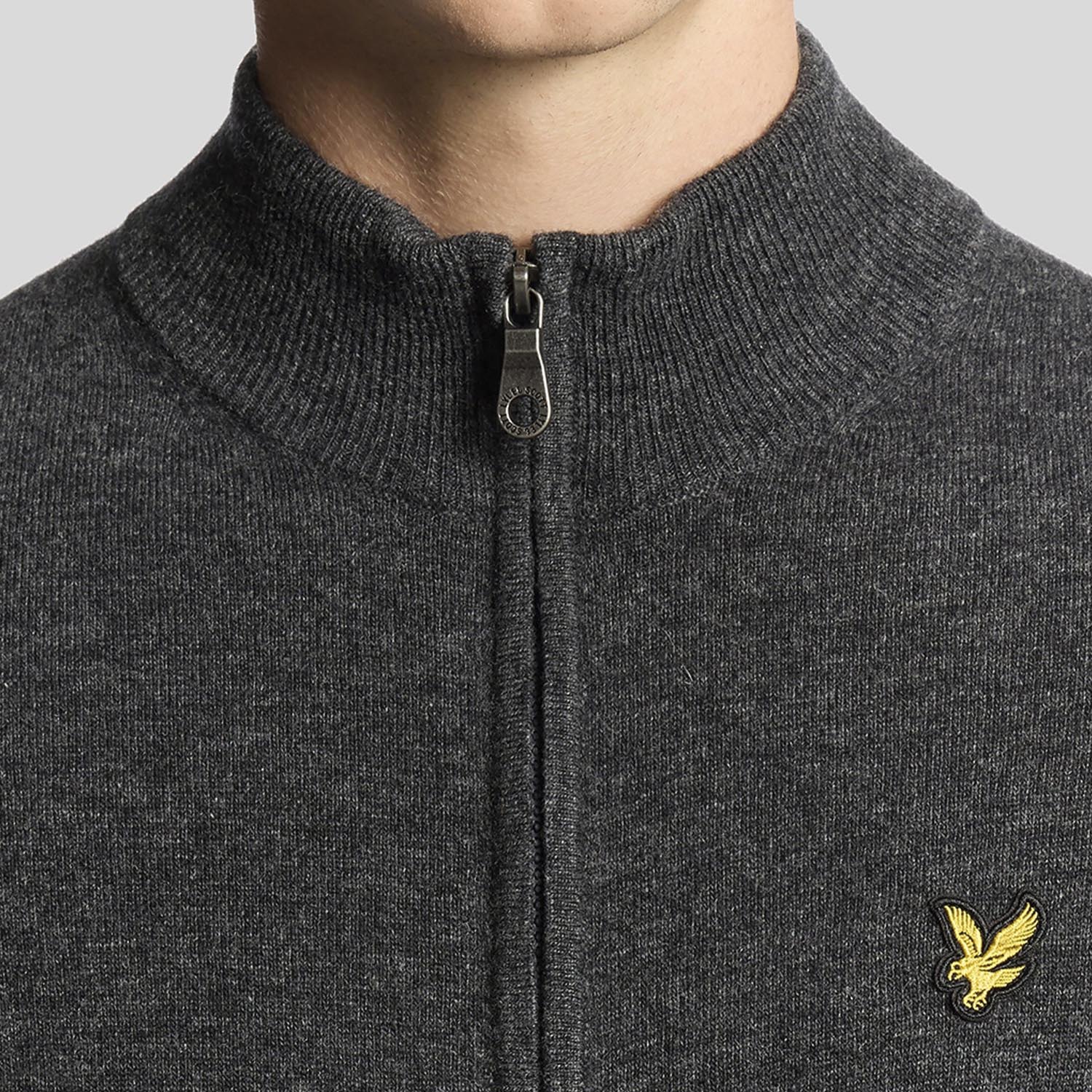 Кардиган Lyle&Scott KN2102VC Charcoal Marl