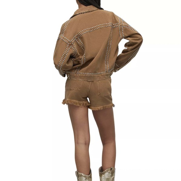 Шорти Allsaints Heidi Studded Shorts