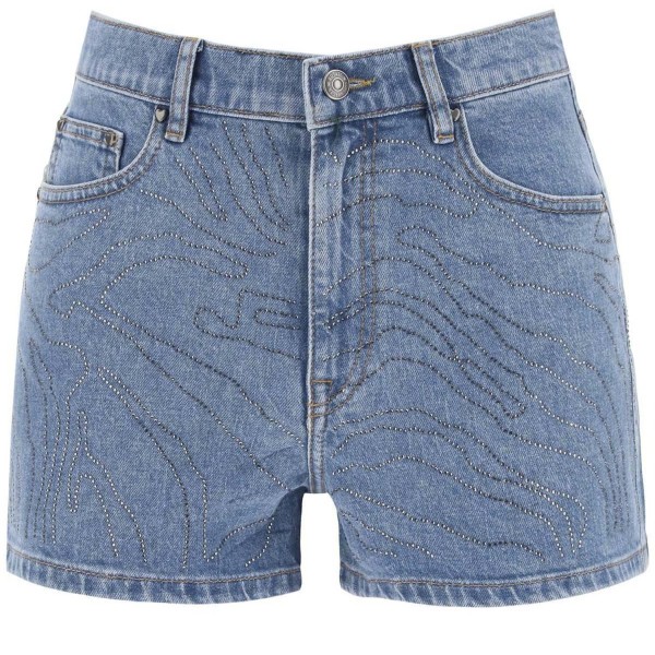 Шорти Rotate Rhinestone Denim Shorts