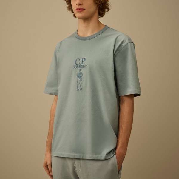 Футболка CP Company 20CMTS120A110580W 809