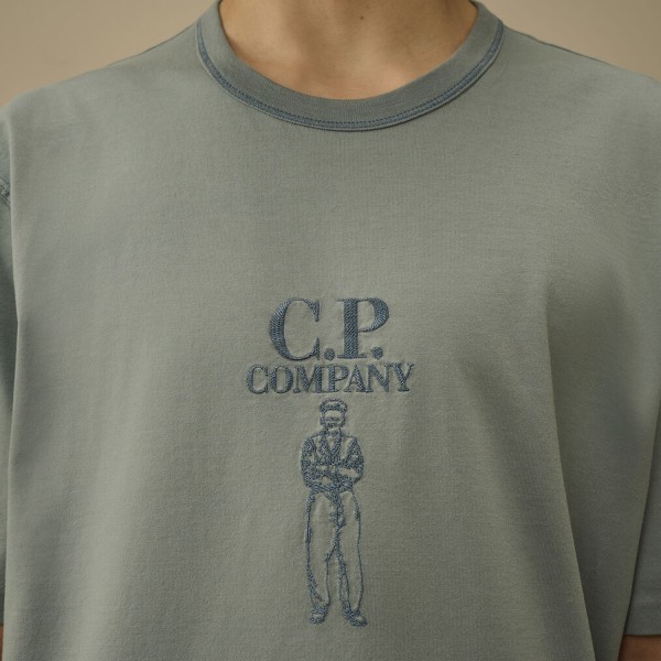 Футболка CP Company 20CMTS120A110580W 809