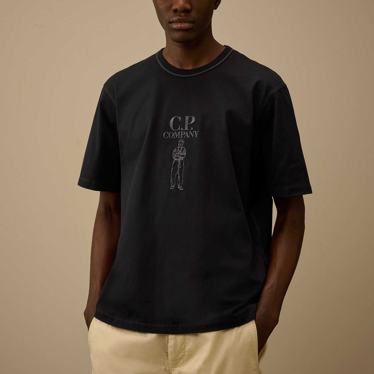 Футболка C.P. Company 20CMTS120A110580W 888