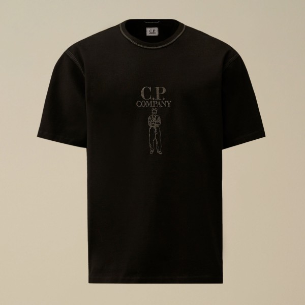 Футболка CP Company 20CMTS120A110580W 999