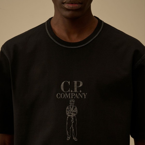 Футболка CP Company 20CMTS120A110580W 999