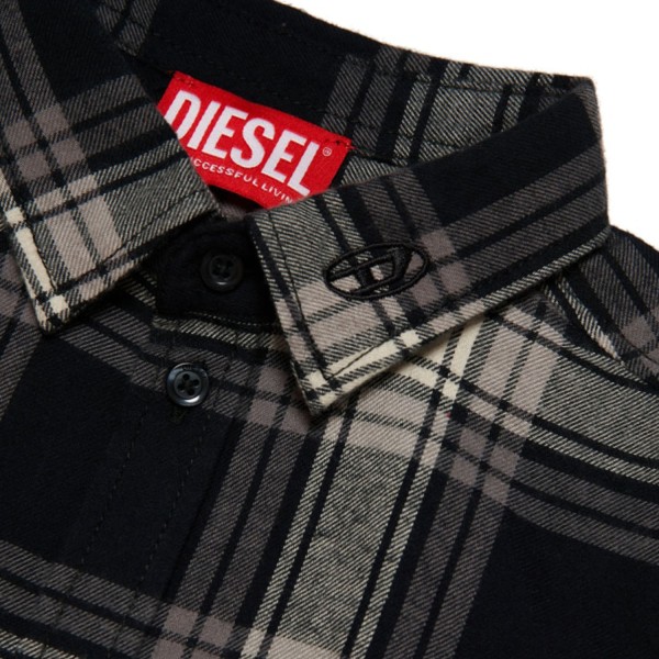 Дитяча сорочка Diesel Kids CSUMBECHECKNW J01747-KXBI3-K900