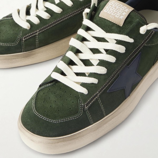 Кеди Golden Goose Stardan Con Green/Blue/White GMF00333.F008104.35954