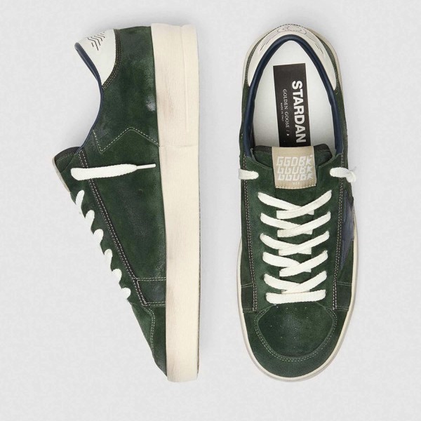 Кеди Golden Goose Stardan Con Green/Blue/White GMF00333.F008104.35954
