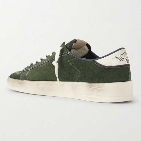 Кеди Golden Goose Stardan Con Green/Blue/White GMF00333.F008104.35954