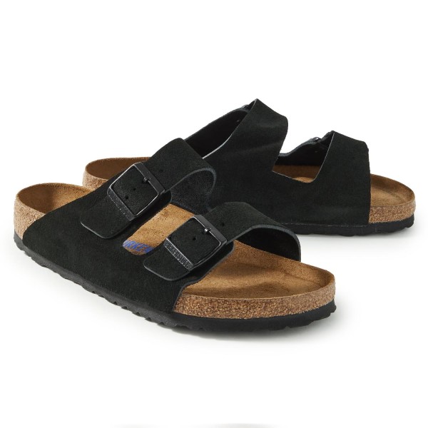 Шльопанці Birkenstock Arizona Suede Sandals Black