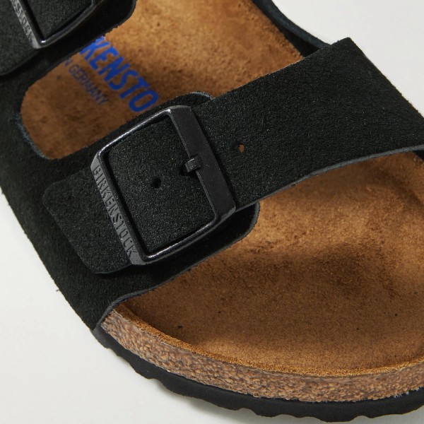 Шльопанці Birkenstock Arizona Suede Sandals Black