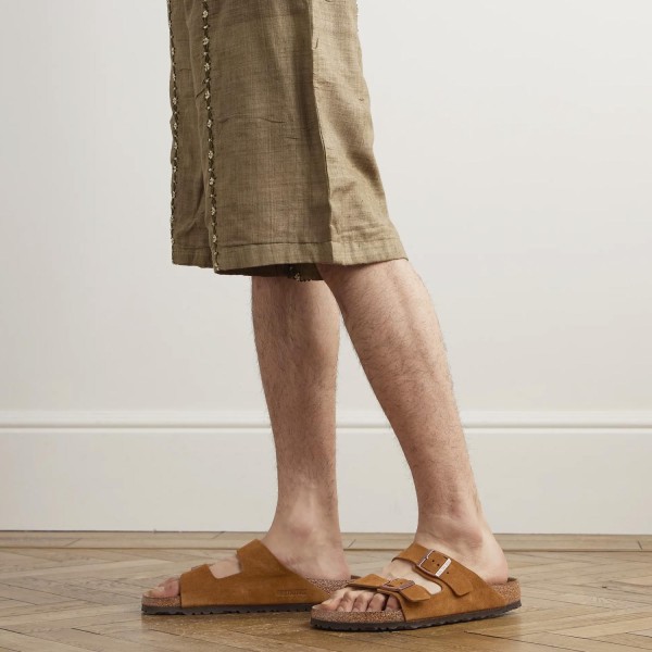 Шльопанці Birkenstock Arizona Suede Sandals Mink