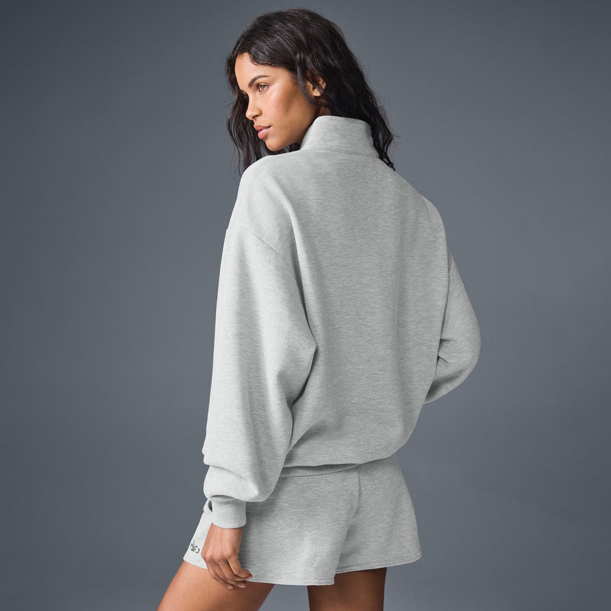 Пуловер Alo U3040RG Athletic Heather Grey
