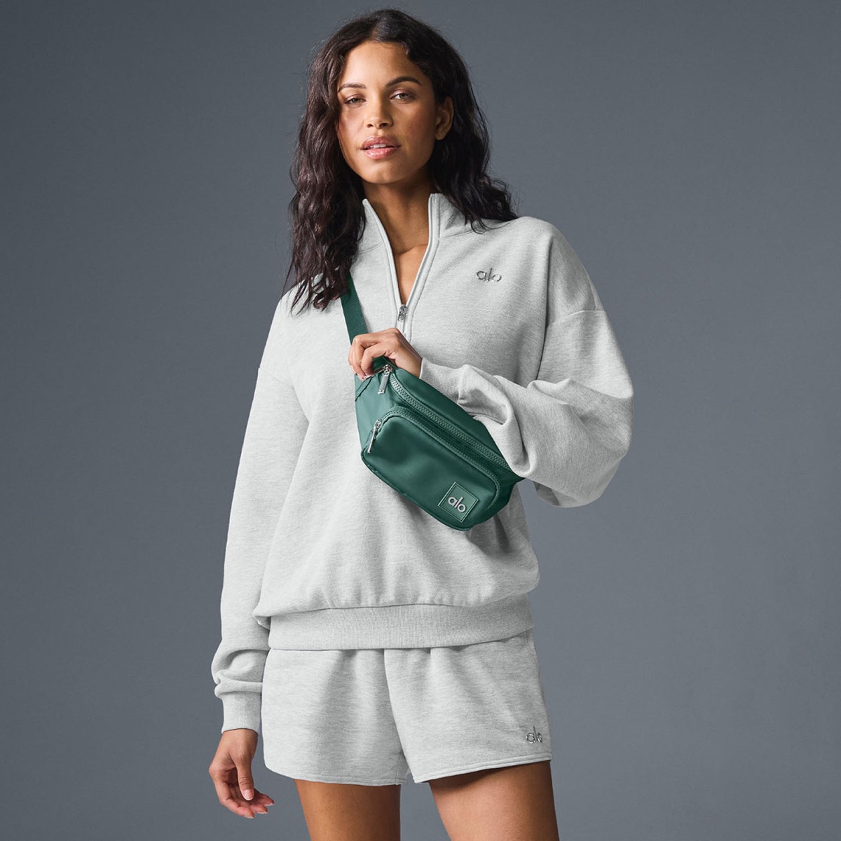 Пуловер Alo U3040RG Athletic Heather Grey