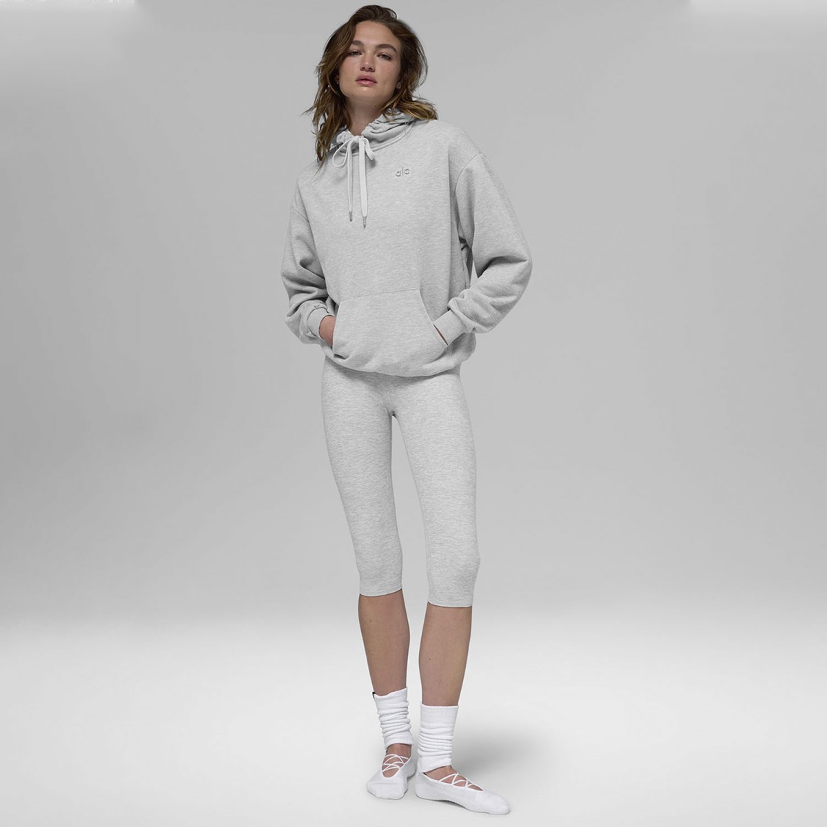 Худі Alo U3032RG Athletic Heather Grey Hoodie