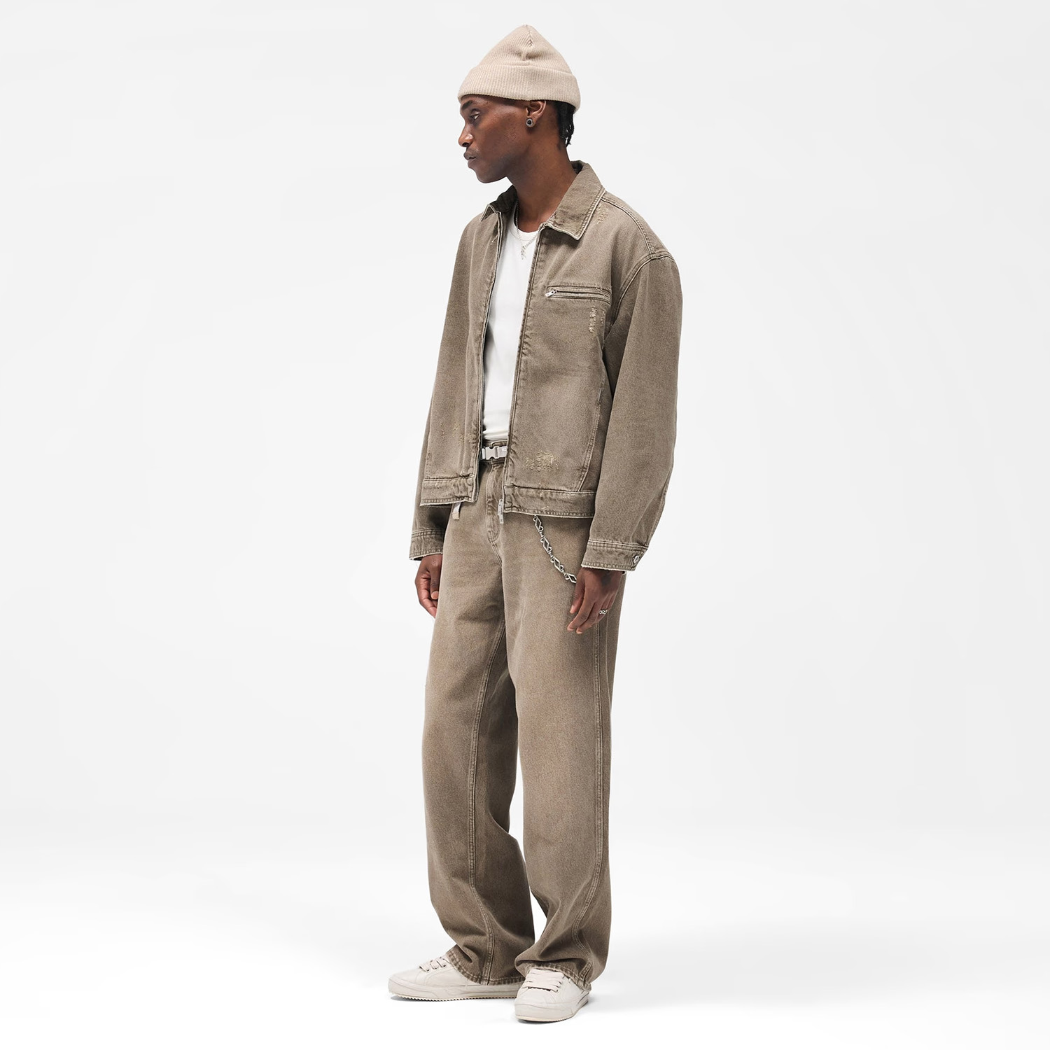 R3 Baggy Denim - Washed Olive