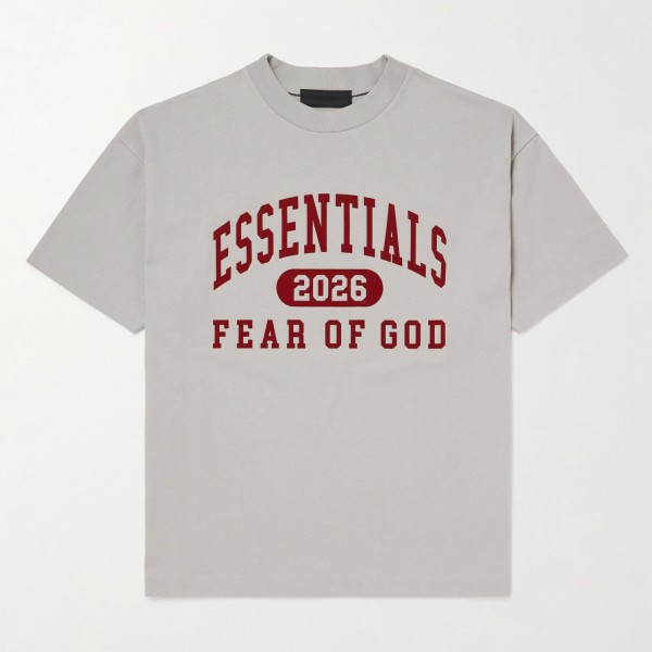 Футболка Essentials Fear of God Grey Tee