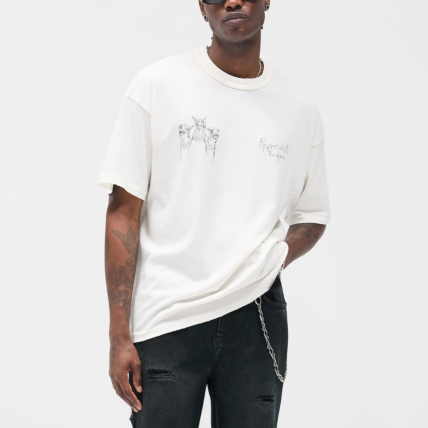 Футболка Represent MLM100383-72 Flat White