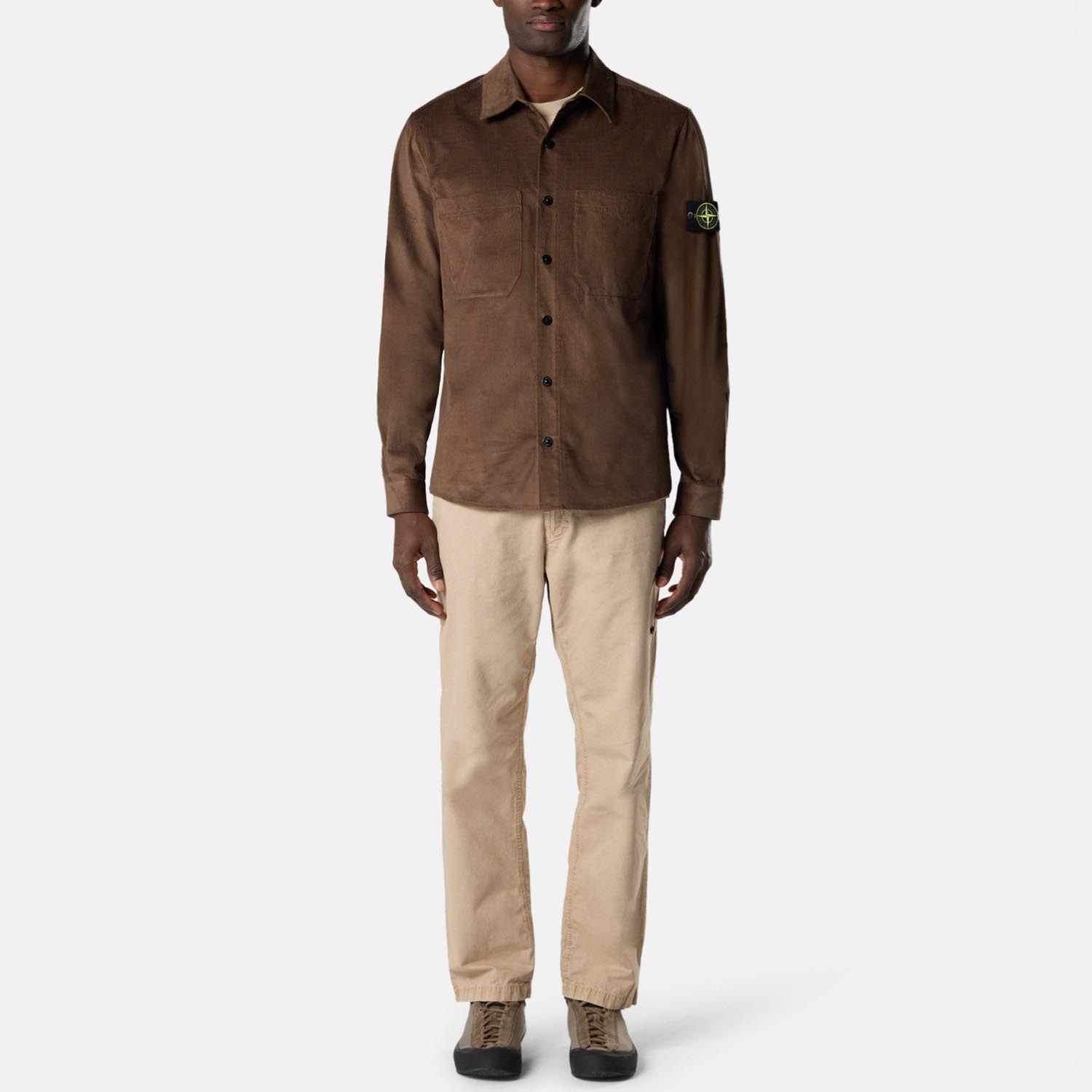 Сорочка Stone Island 1200040 COTTON MICRO-CORDUROY L1S151200040S0144 V007C