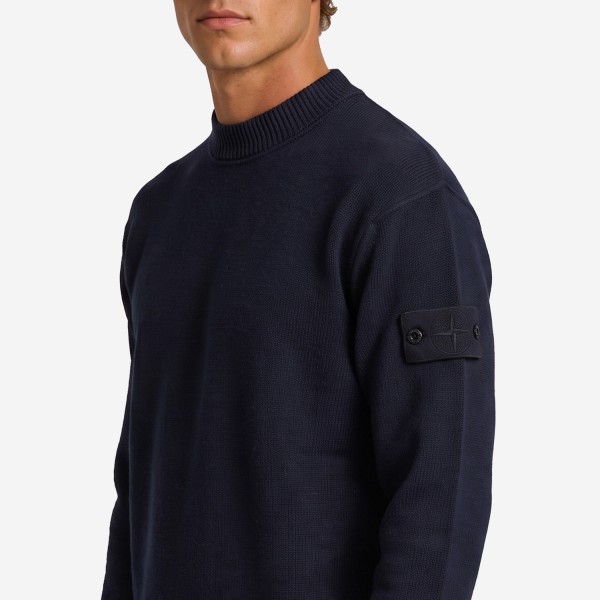 светр Stone Island 5100063 COTTON CASHMERE_S.I. GHOST L2S155100063S00FA V0020