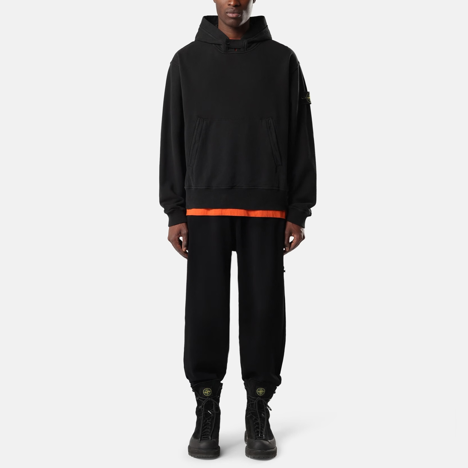Худі Stone Island 6100023 BRUSHED ORGANIC COTTON FLEECE L2S156100023S0A20 V0029