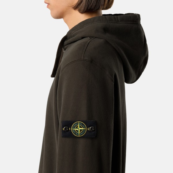Худи Stone Island 6100048 BRUSHED ORGANIC COTTON FLEECE L2S156100048S0A20 V0078