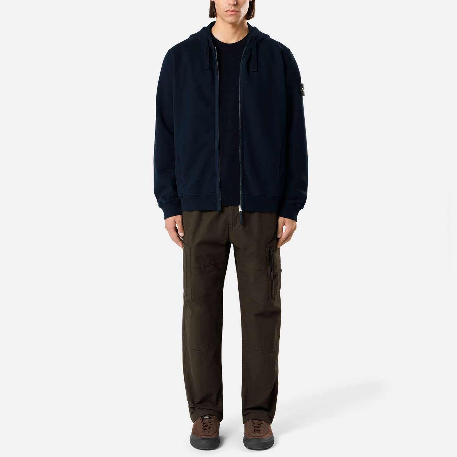 Худи Stone Island 6100067 BRUSHED COTTON FLEECE L2S156100067S0A20 V0020