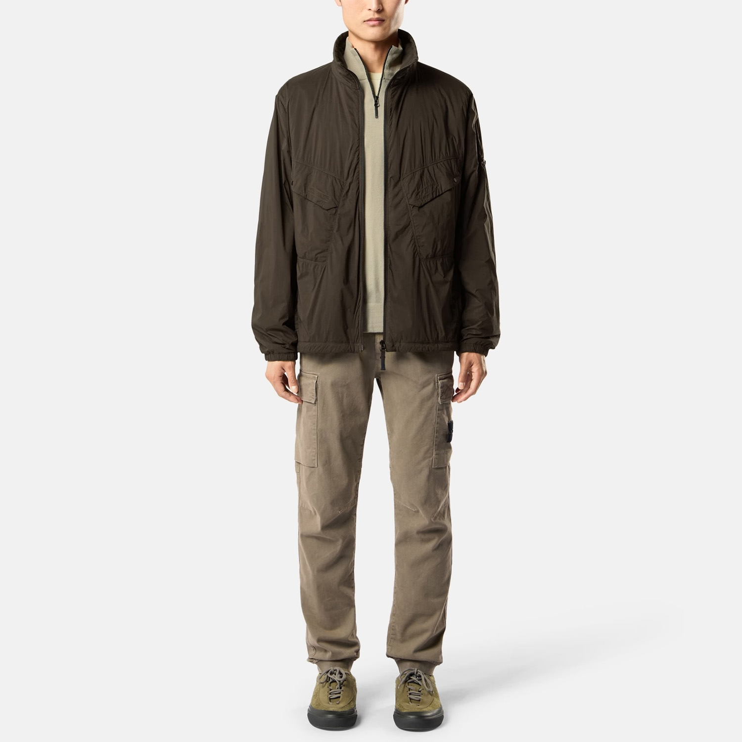 Штани-карго Stone Island 3100033 STRETCH BROKEN TWILL COTTON 'OLD' EFFECT L2S153100033S00L1 V015G