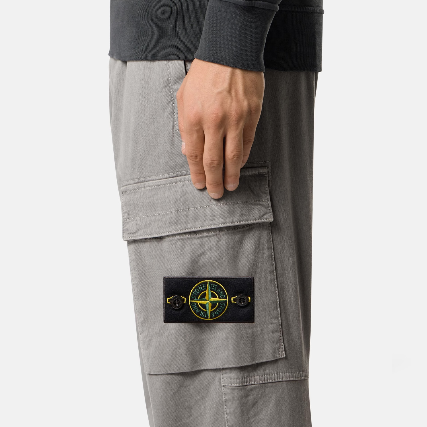 Штани-карго Stone Island 3100033 STRETCH BROKEN TWILL COTTON 'OLD' EFFECT L2S153100033S00L1 V0160