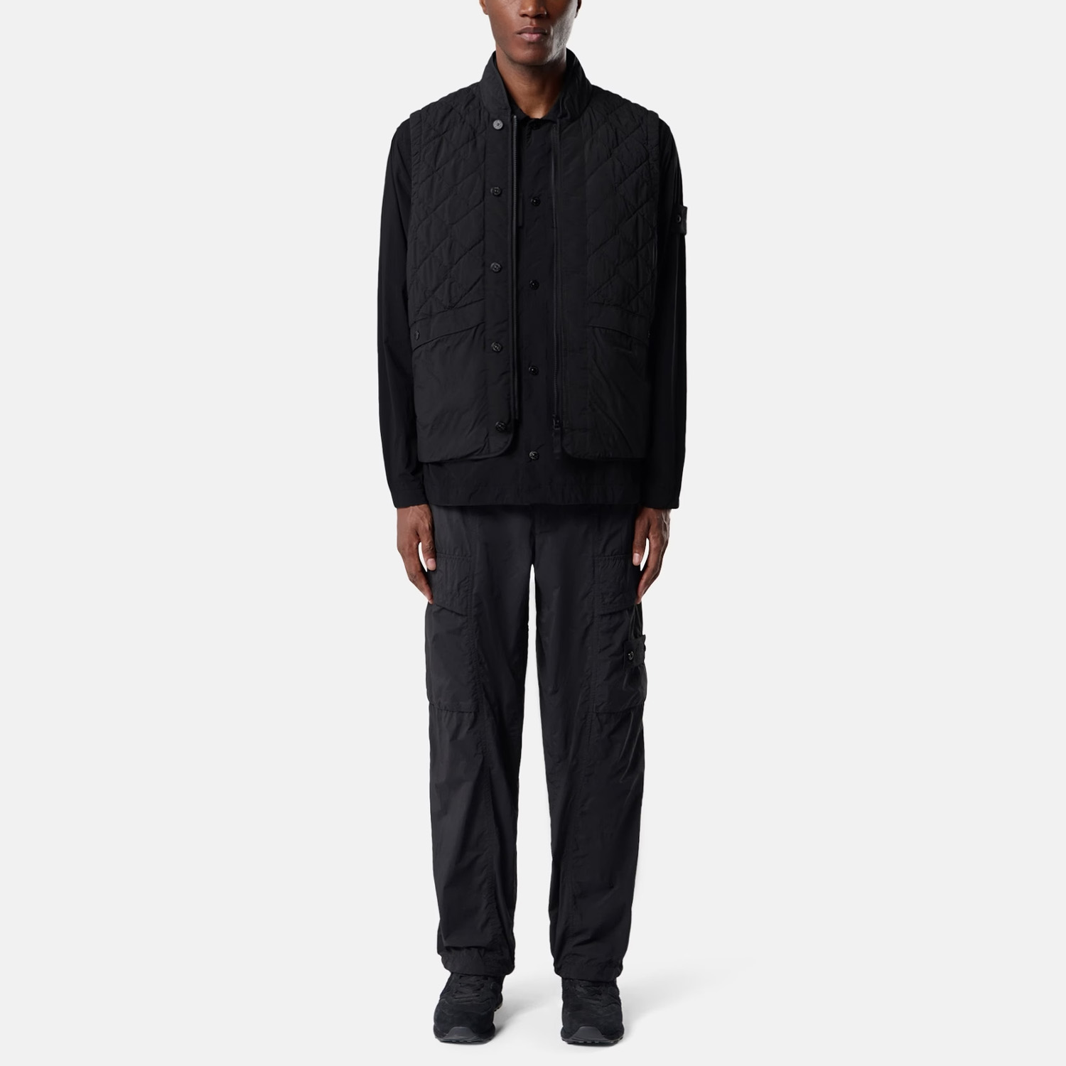 Жилет Stone Island G100007 NYLON SMERIGLIATO_S.I. GHOST L2S15G100007S00F6 V0029