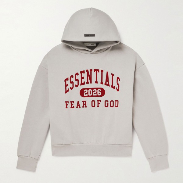Худи Essentials Logo-Print Cotton-Blend Jersey Hoodie