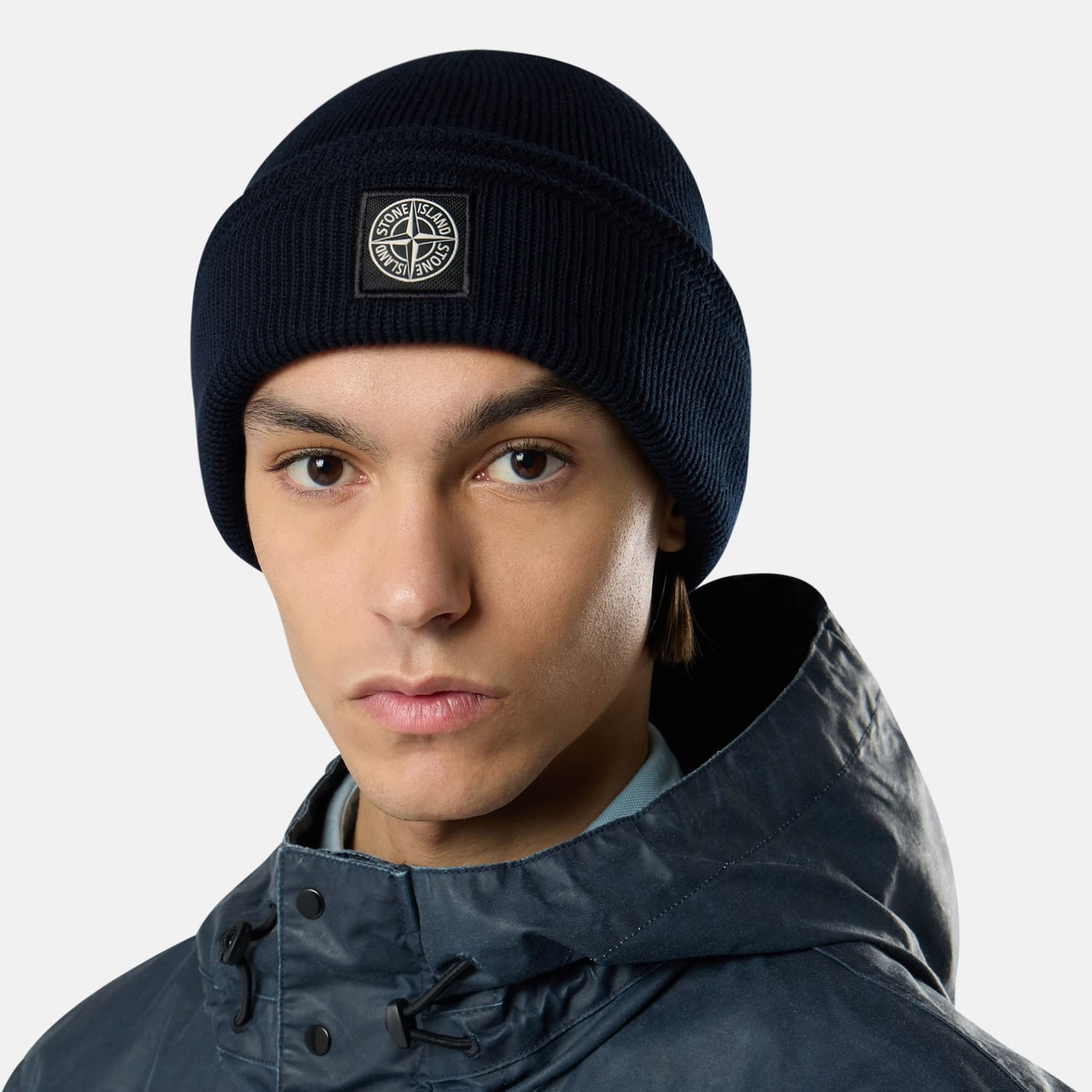 Шапка Stone Island N100102 RIBBED SOFT COTTON L2S15N100102S00D7 V0020