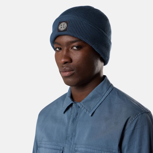 Шапка Stone Island N100102 RIBBED SOFT COTTON L2S15N100102S00D7 V002E